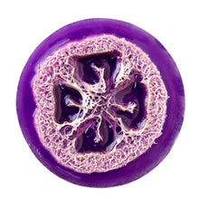 Load image into Gallery viewer, Loofah Soap Lavender
